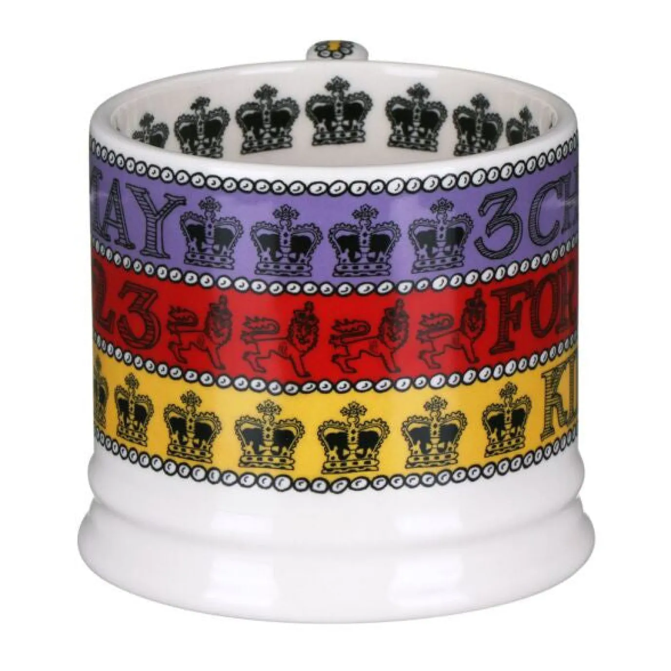 3 Cheers for King Charles III Small Mug