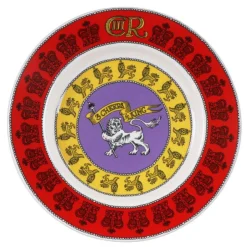 3 Cheers for King Charles III 8 1/2 Inch Plate