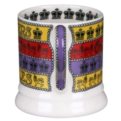 3 Cheers for King Charles III 1/2 Pint Mug