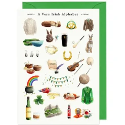 A Very Irish Alphabet Greeting Card