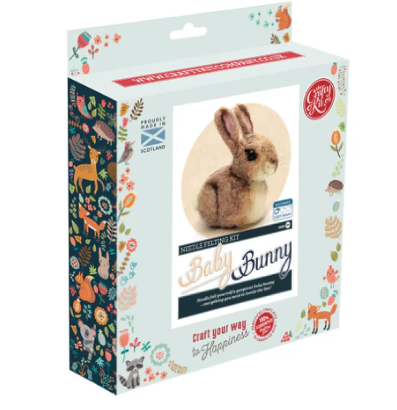 Baby Bunny Needle Felting Kit