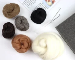 Barn Owl Needle Felting Kit