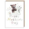 Bear, Hare and Mouse with Daisies Mother's Day Greetings Card