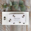 Bee Bone China Rectangular Soap Dish