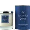 Bergamot & Soft Rose Glass Candle