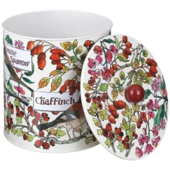 Birds in the Hedgerow Biscuit Barrel