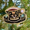 Black Teacup Decoration by Tinker Tailor London