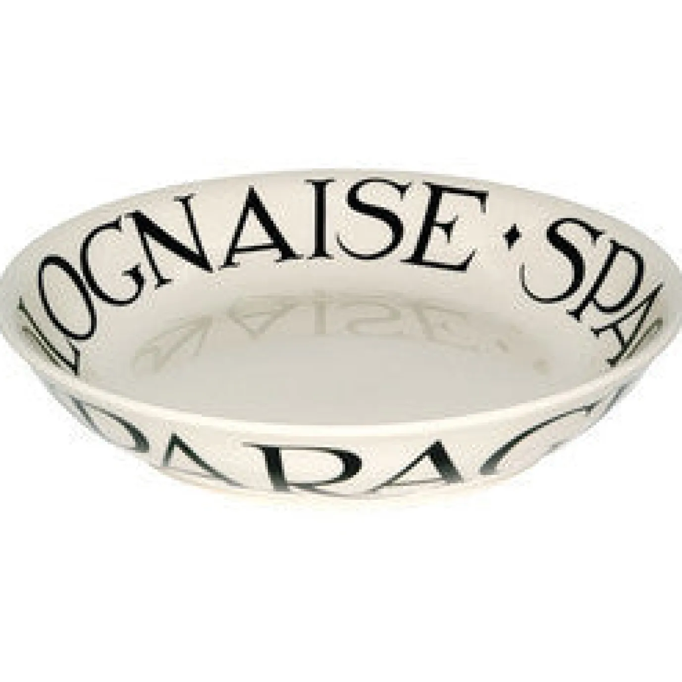 Black Toast Medium Pasta Bowl
