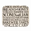 Black Toast Rectangular Birch Tray
