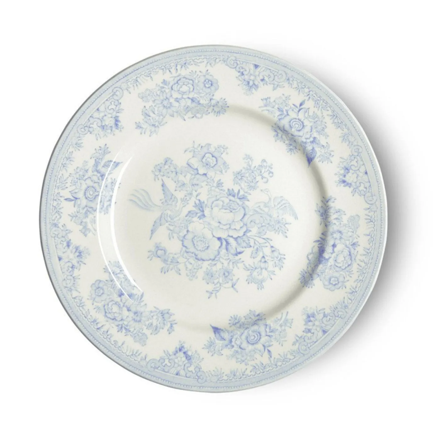 Blue Asiatic Pheasants Small Plate 7 in