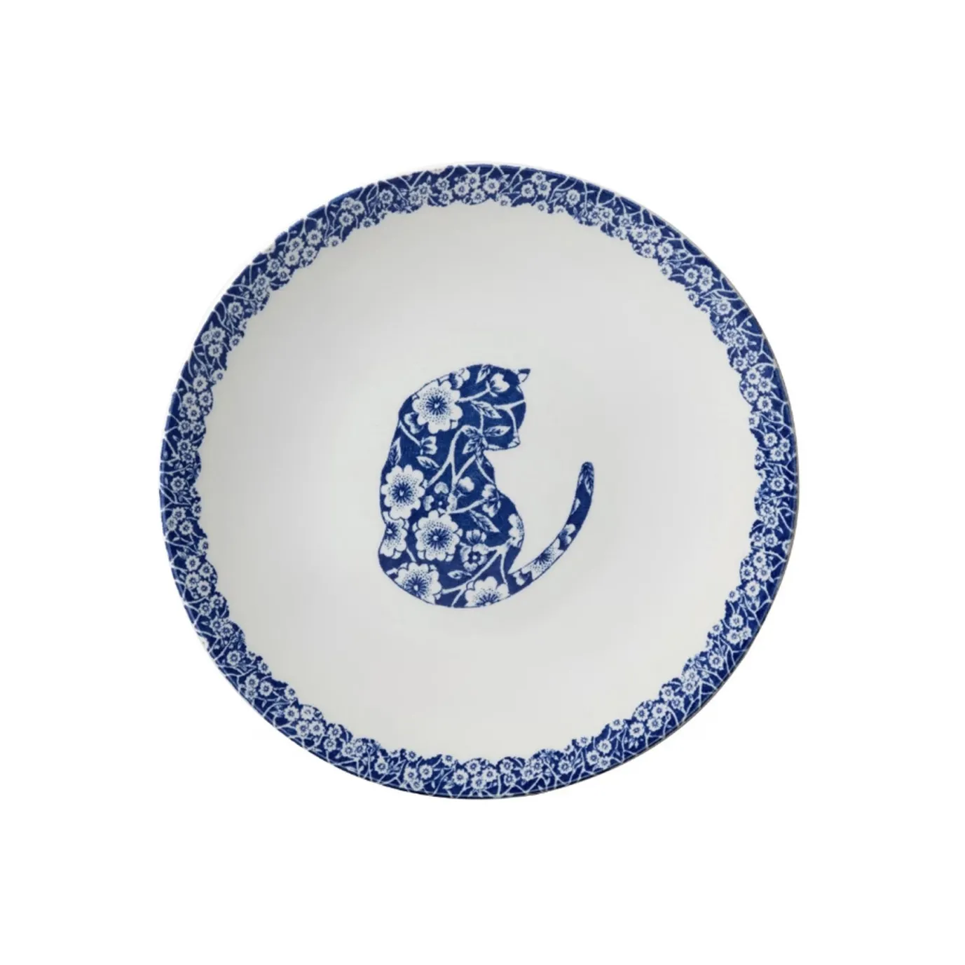 Blue Calico Cats Cereal Bowl