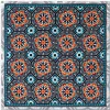 Blue Persian Tiles Greetings Card
