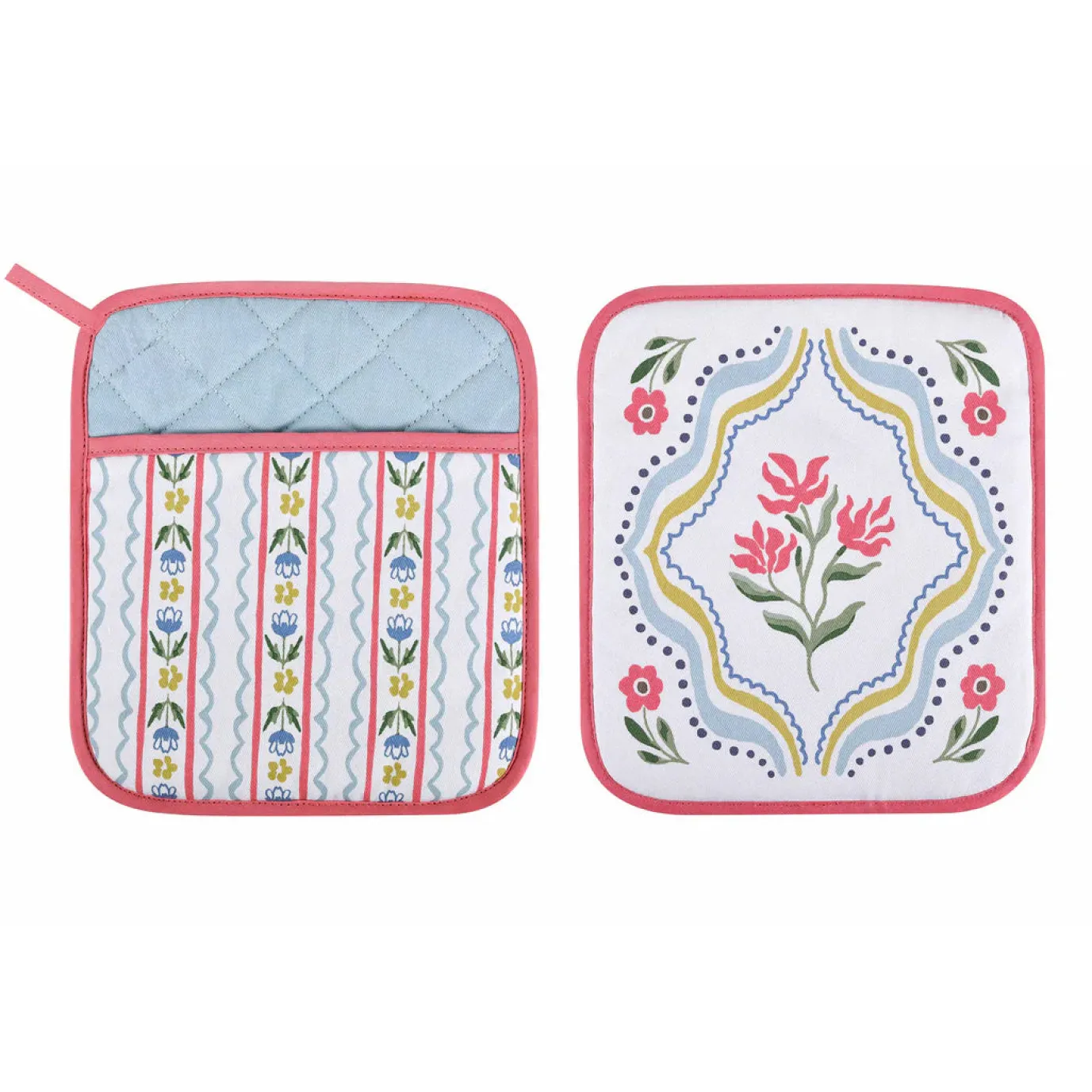 Boho Floral Pot Mitt