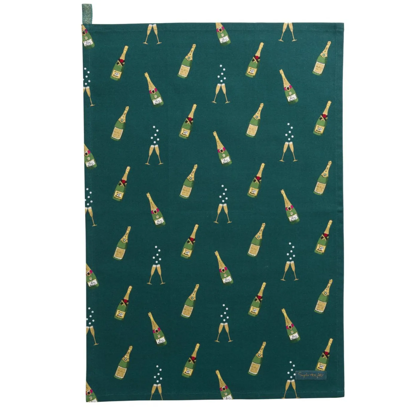 Bubbles & Fizz Tea Towel