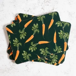 Carrot Coaster Set by Corinne Alexander