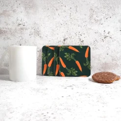 Carrot Coaster Set by Corinne Alexander
