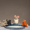 Cat Lady Mouse with a Ginger Cat