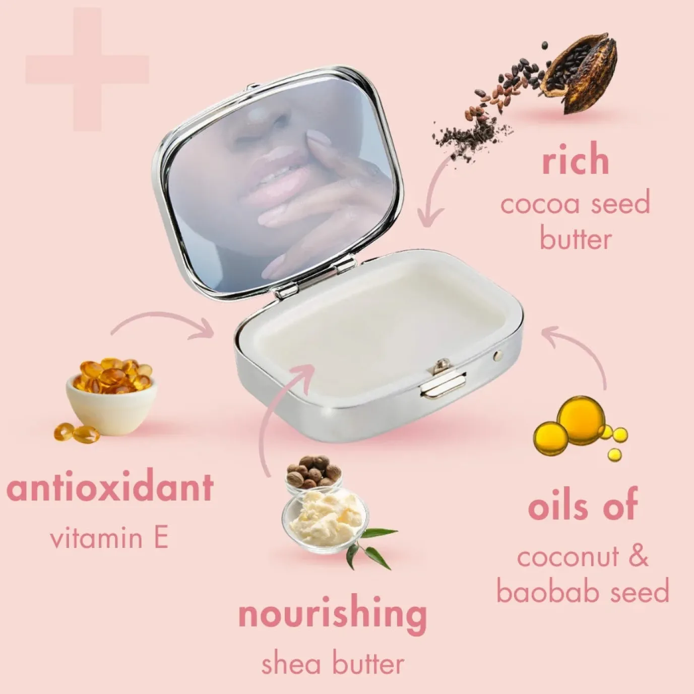 Cath Kidston Doll's House Mirror Compact Lip Balm