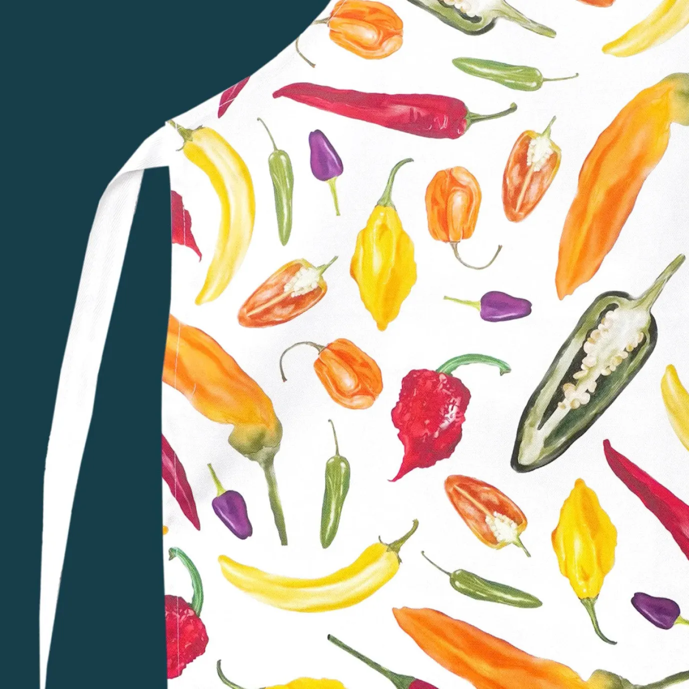 Chili Apron by Corinne Alexander