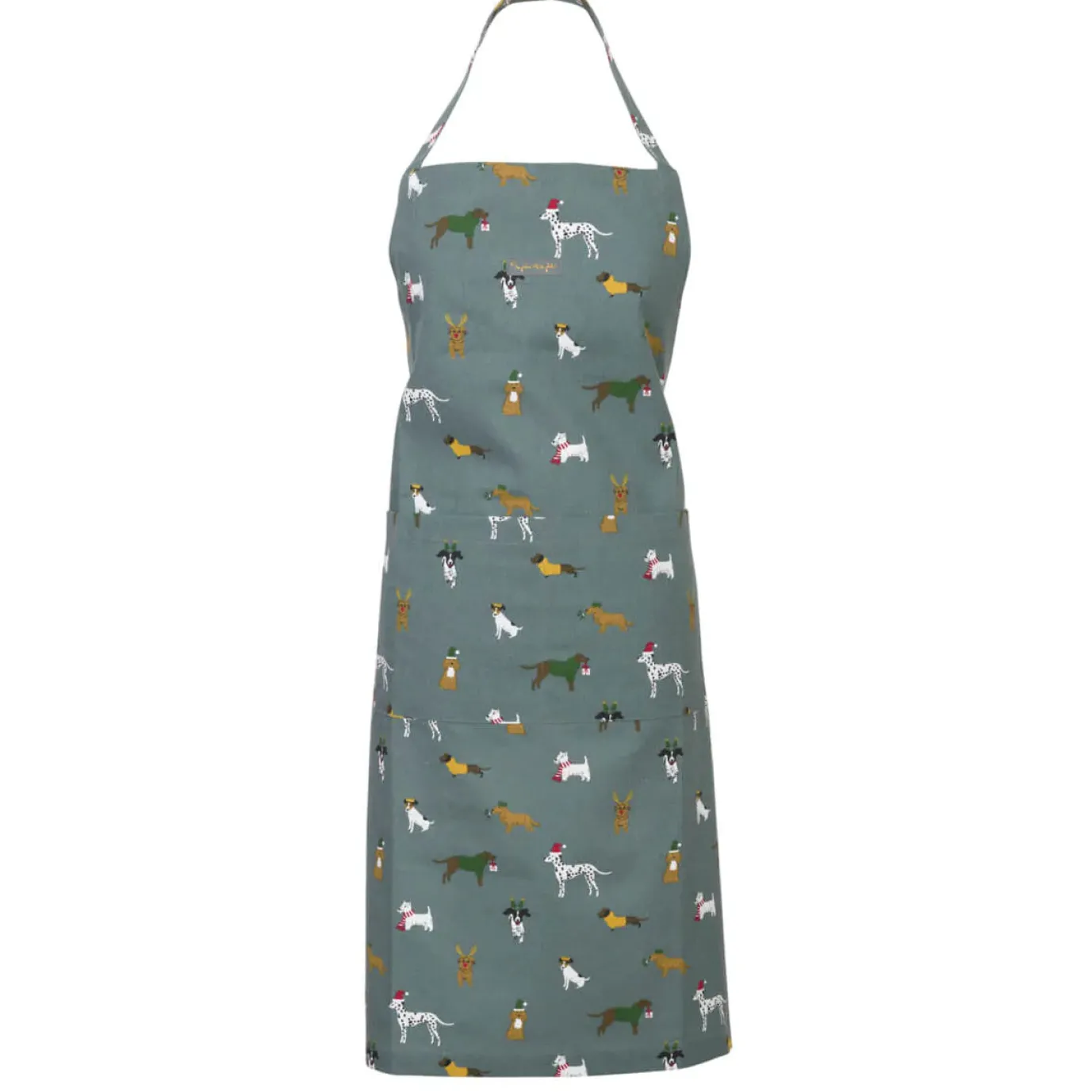 Christmas Dogs Adult Apron