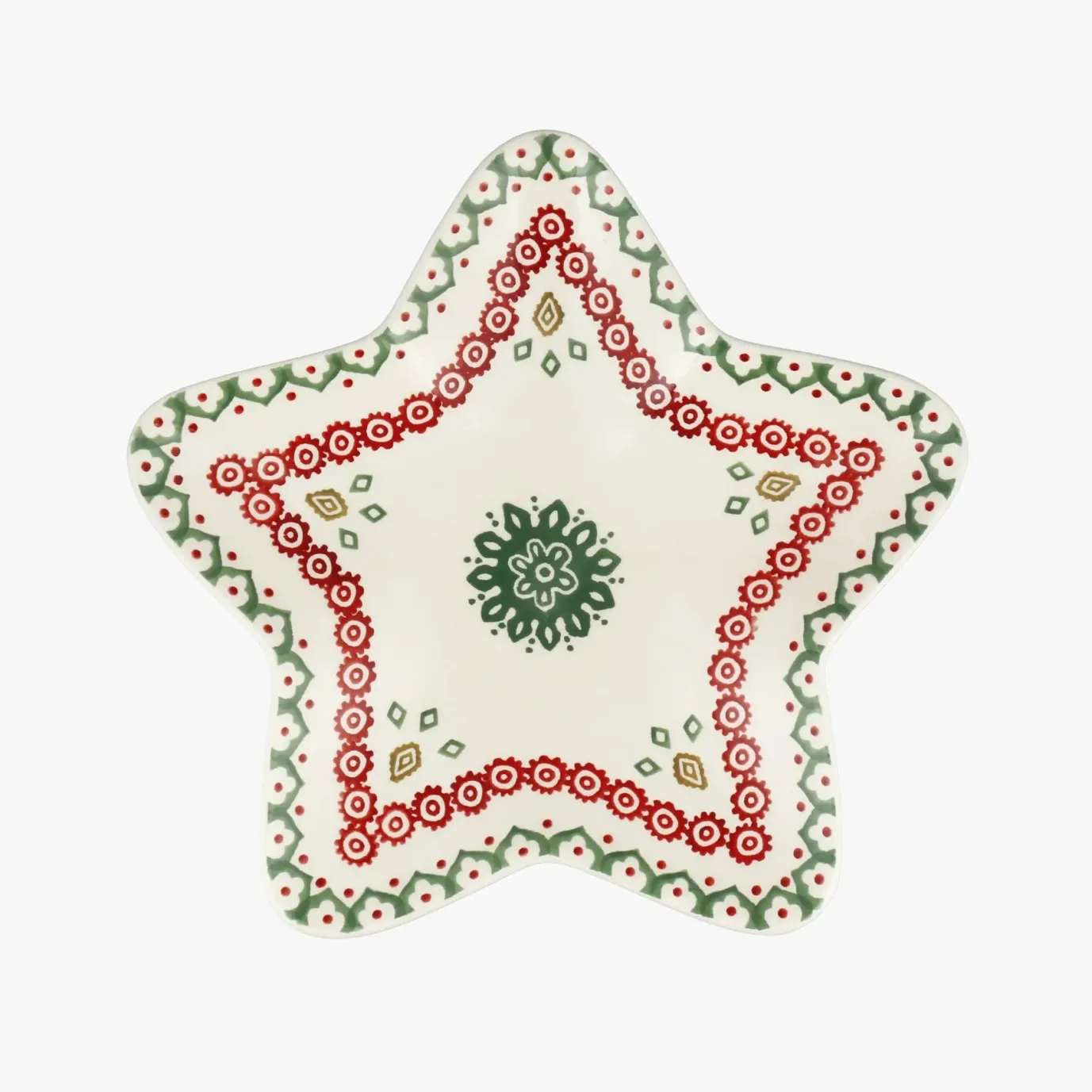 Christmas Joy Medium Star Plate