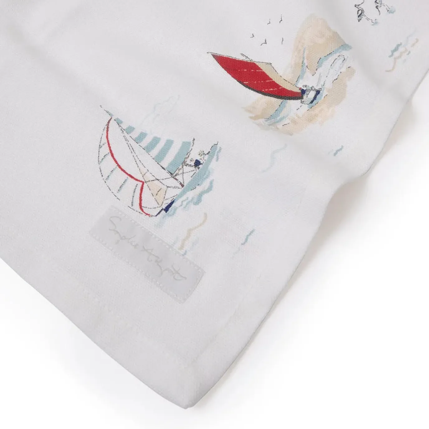 Coastal Boats Table Runner