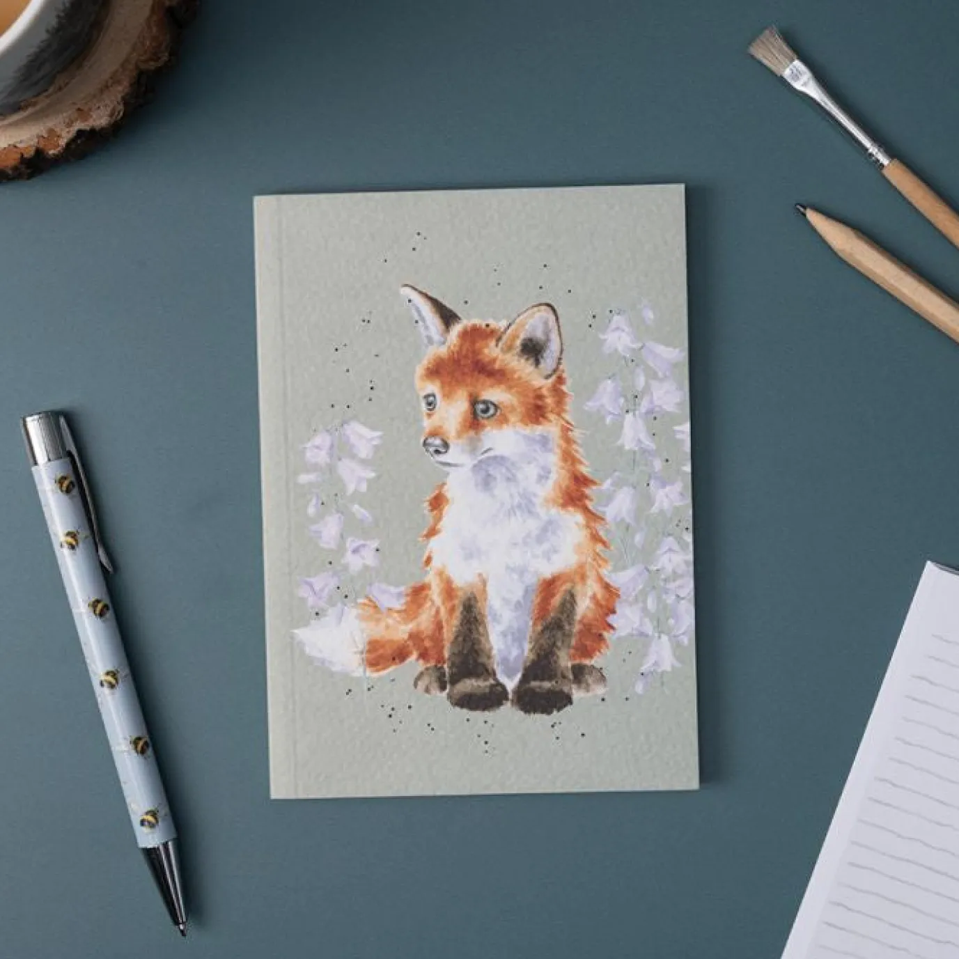 'Contemplation' Fox A6 Notebook
