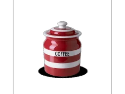 Cornishware Coffee Storage Jar-- Red