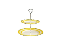 Cornishware Two-Tier Cake Stand