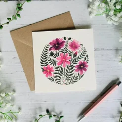 Cosmos Greeting Card
