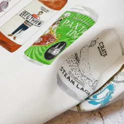 Craft Beer Tea Towel by Corinne Alexander