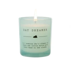 Dictionary Daydreamer Small Candle in Glass