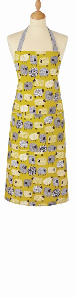 Dotty Sheep Cotton Apron