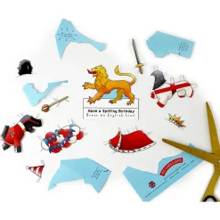 Dress an English Lion Birthday Card
