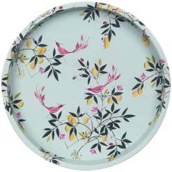 Duck Egg Orchard Deepwell Tin Tray