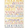 Easter Toast Mini Eggs Tea Towel