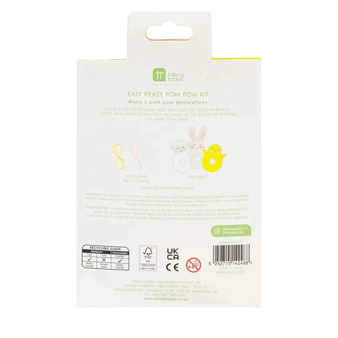 Easy Peasy Spring Pom Pom Kit