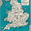 England & Wales 1930 Greetings Card