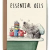 Essential Oils Greetings Card