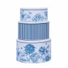 Etchings & Roses Set of 3 Round Cake Tins