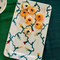 Fairy Lights Medium Oblong Plate