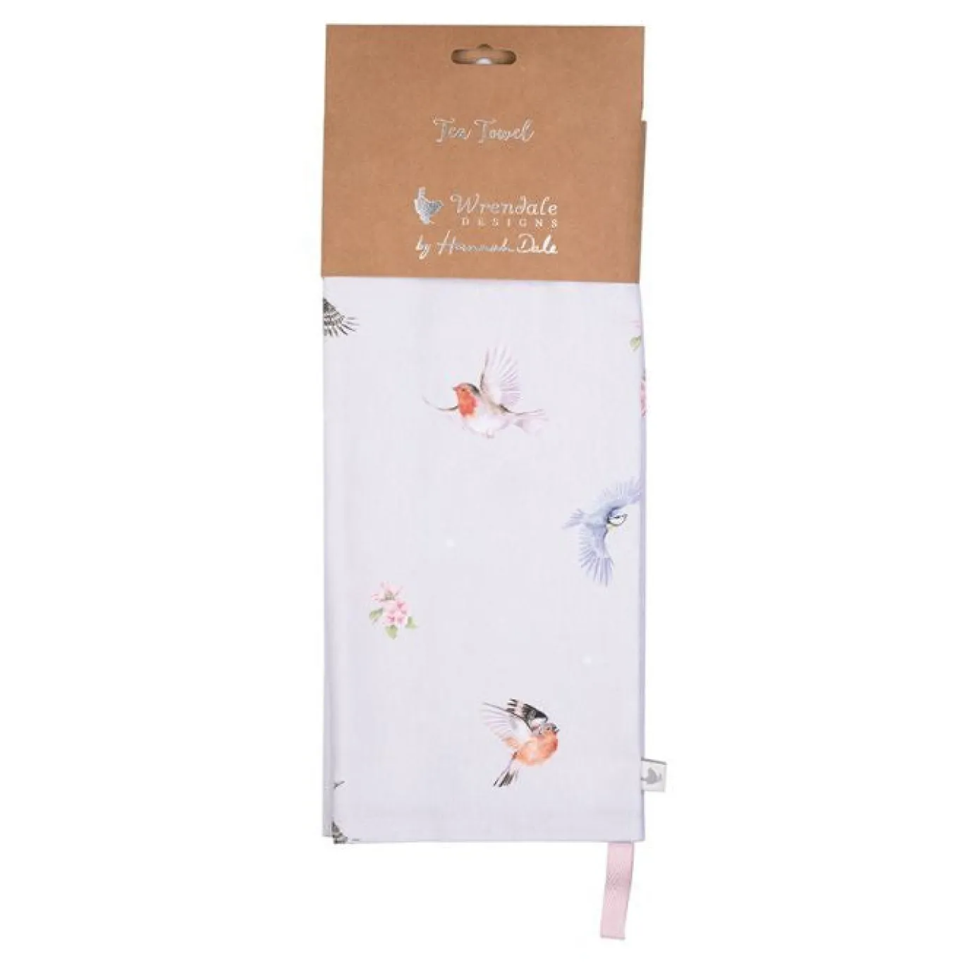 'Feathered Friends' Bird Tea Towel