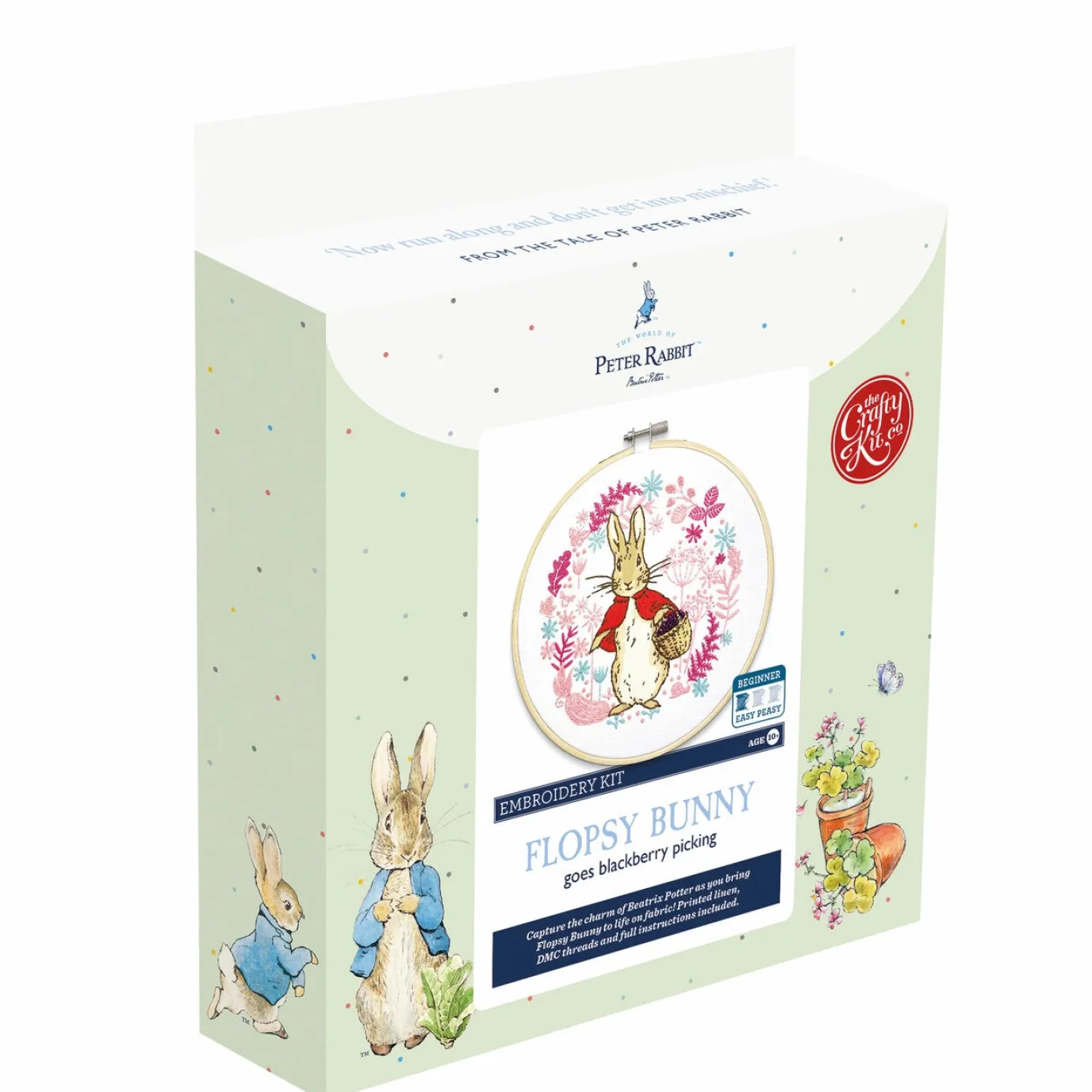Flopsy Goes Blackberry Picking Embroidery Kit