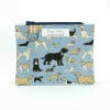 Four Legged Friends Flat Zip Purse with Keyring