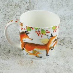 Foxes Bone China Mug (Boxed)