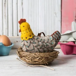 French Hen Felt Craft Mini Kit