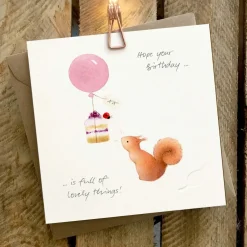 Full of Lovely Things Birthday Card