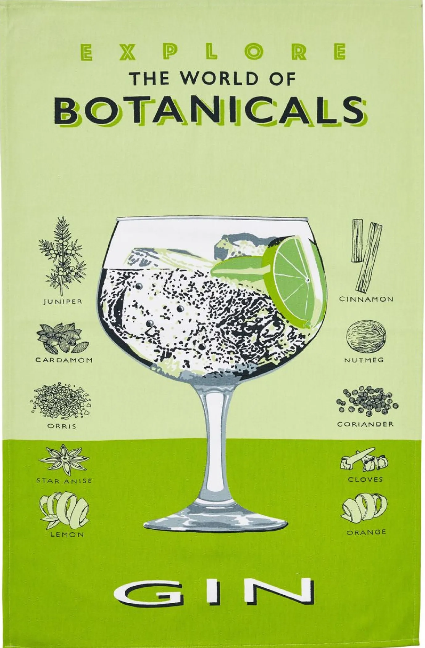Gin Tea Towel