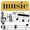 Graphic Music Coaster
