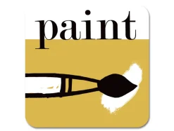 Graphic Paint Coaster